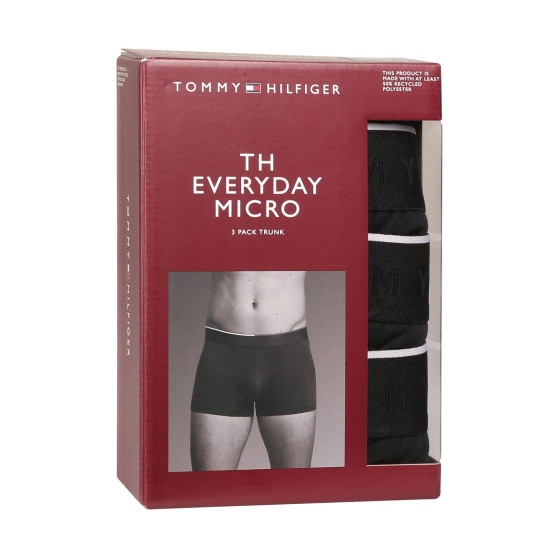 3PACK pánske boxerky Tommy Hilfiger čierné (UM0UM03388 0SI)