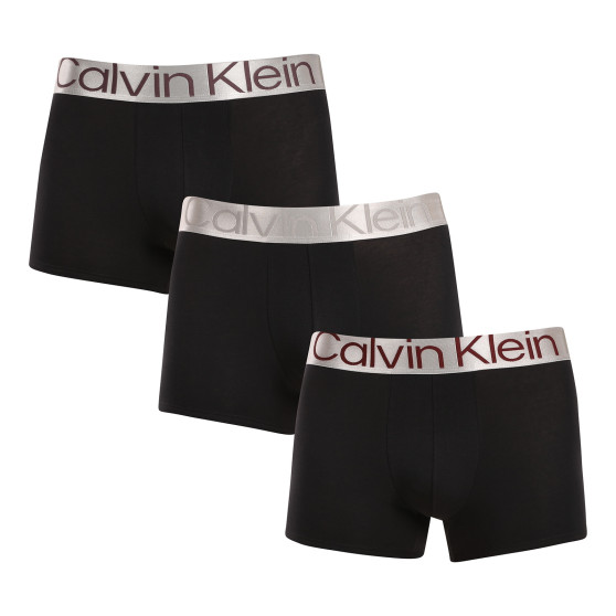 3PACK pánske boxerky Calvin Klein čierne (NB3130A-Q0K)