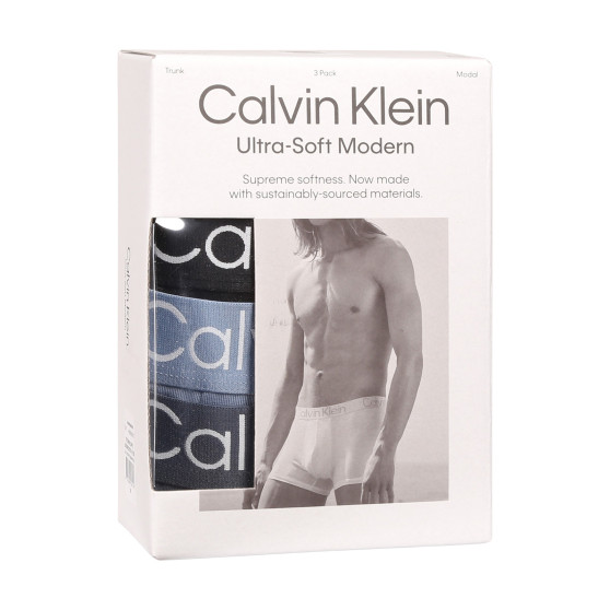 3PACK pánske boxerky Calvin Klein viacfarebné (NB3187A-PU5)