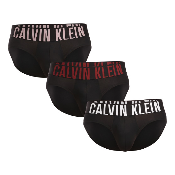 3PACK pánske slipy Calvin Klein čierné (NB3610A-Q1S)