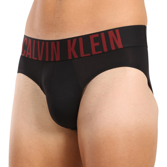 3PACK pánske slipy Calvin Klein čierné (NB3610A-Q1S)