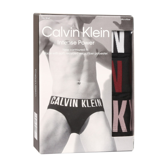 3PACK pánske slipy Calvin Klein čierné (NB3610A-Q1S)