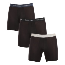 3PACK pánske boxerky Calvin Klein čierné (NB1770A-QRI)