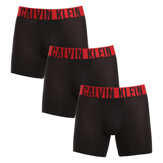 3PACK pánske boxerky Calvin Klein čierne (NB3609A-Q5W)