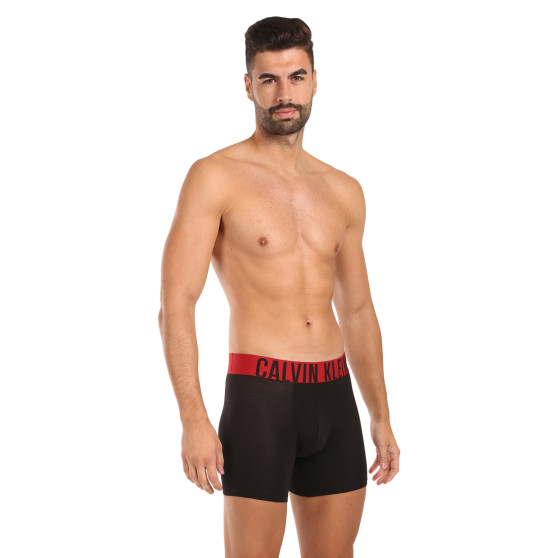 3PACK pánske boxerky Calvin Klein čierne (NB3609A-Q5W)