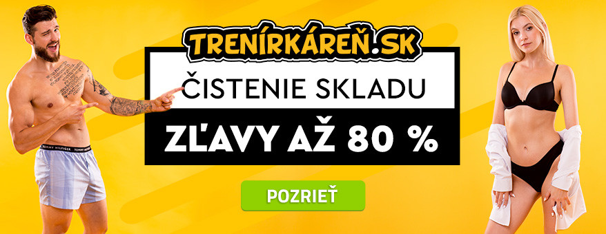 Čistenie skladu - zľavy až 80 %